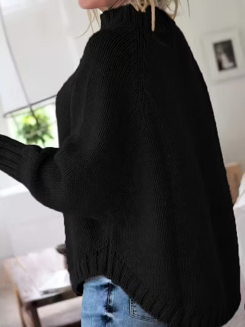 Pamella - Cable Knit Oversized Sweater