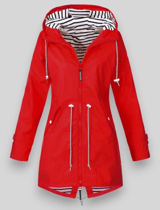 Waterproof Rain Jacket - Red