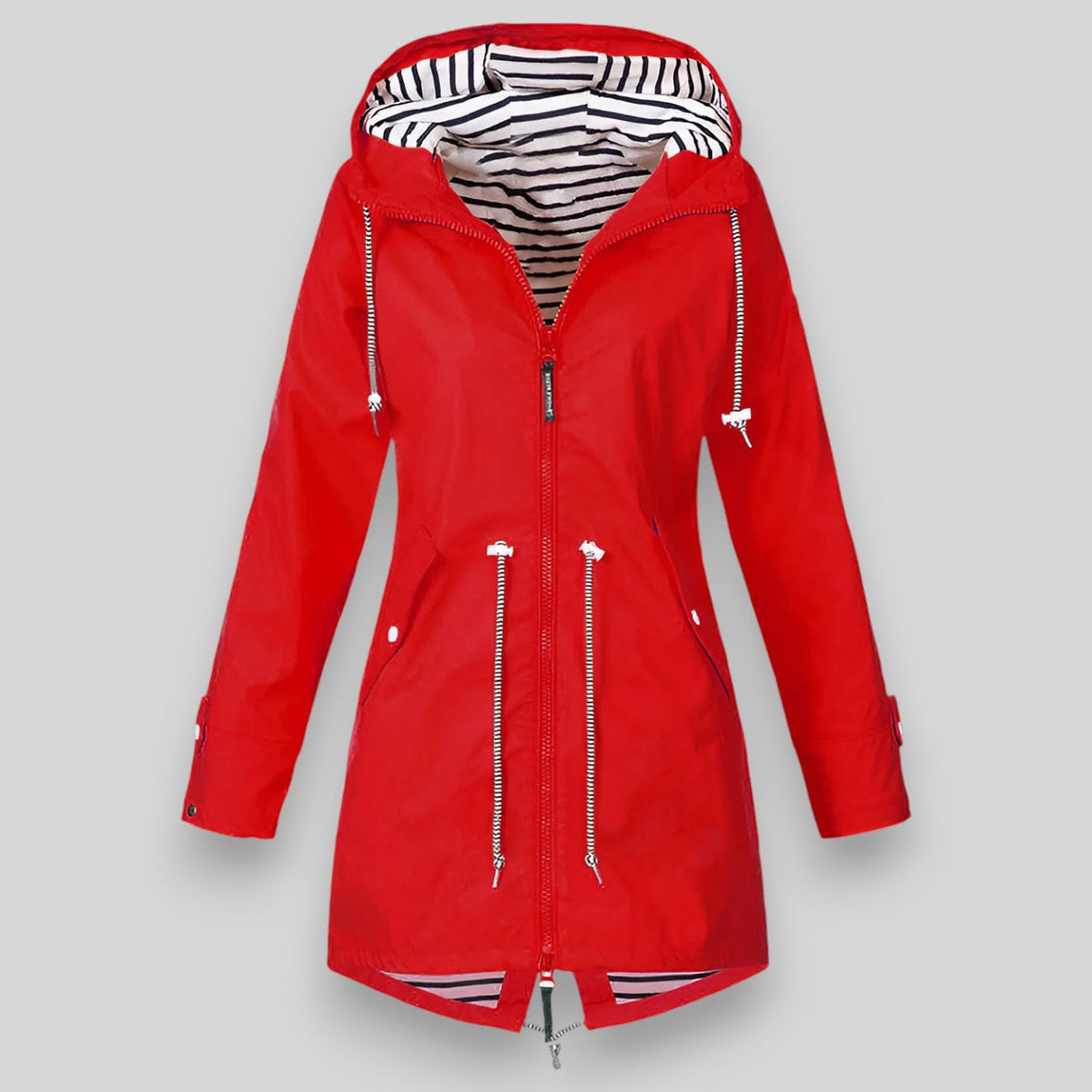 Waterproof Rain Jacket - Red