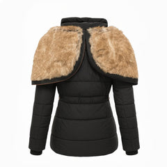 Women's Hooded Insulated Quilted Winter Coat
