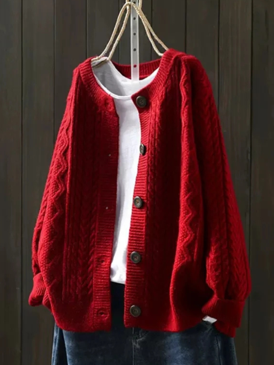 Lorenza Cable Cardigan