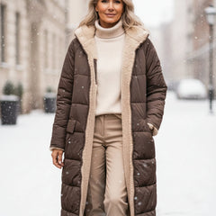 KINSLEY | SHERPA WINTER COAT - Brown