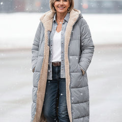 KINSLEY | SHERPA WINTER COAT - Grey