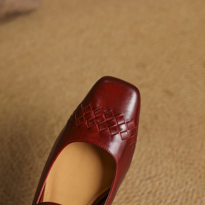 Verity | Square-Toe Flat