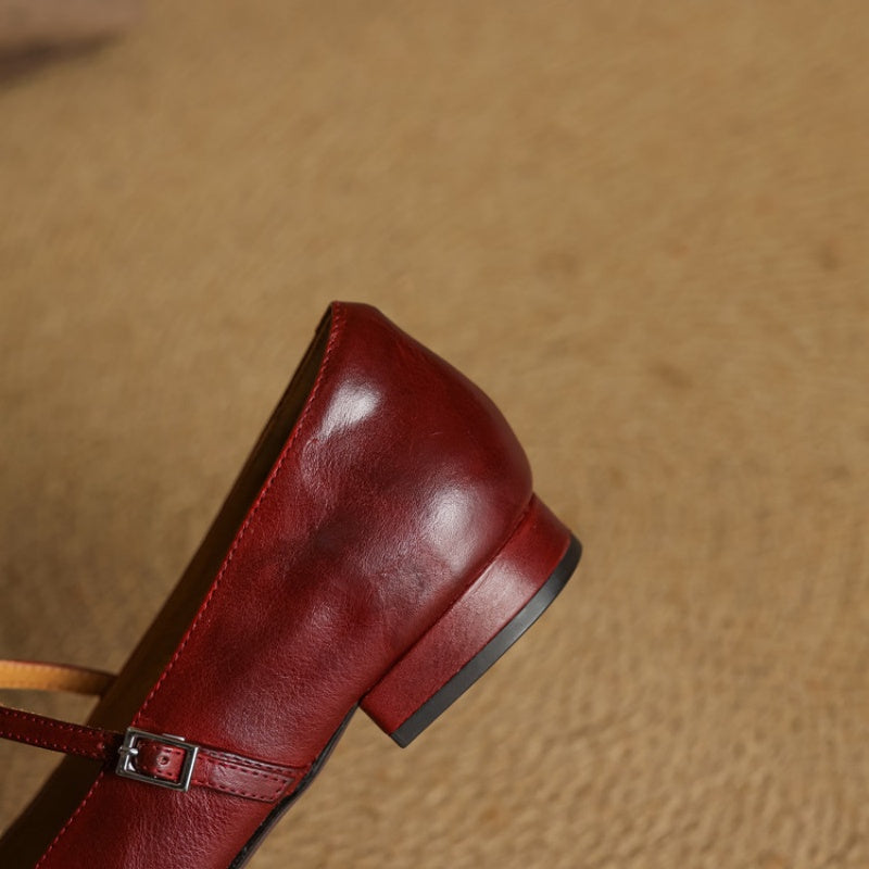 Verity | Square-Toe Flat