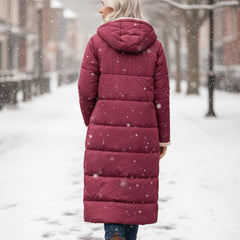 KINSLEY | SHERPA WINTER COAT - Red