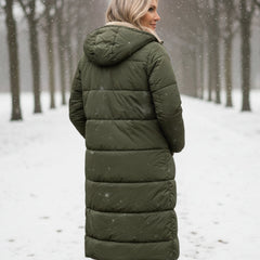 KINSLEY | SHERPA WINTER COAT - Green