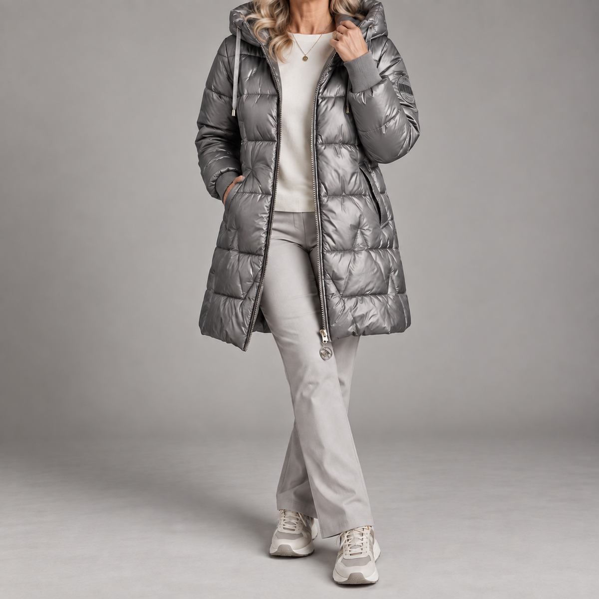 Astrid - Quilted Hooded Winter Coat