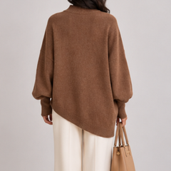 Marisse | Button Turtleneck Sweater