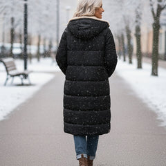 KINSLEY | SHERPA WINTER COAT - Black