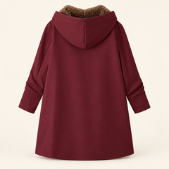 Evelyn | Cozy Lined Hooded Coat
