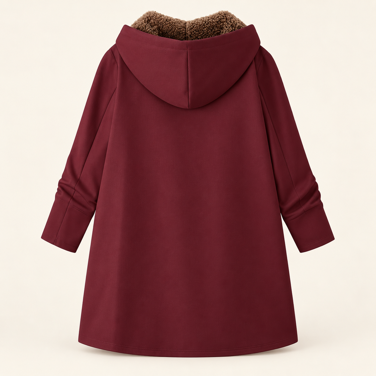 Evelyn | Cozy Lined Hooded Coat