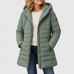 Anna Quilted A-Line Winter Coat