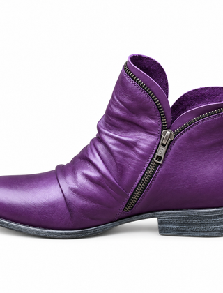 Women’s Comfortable Low Boots - Purple