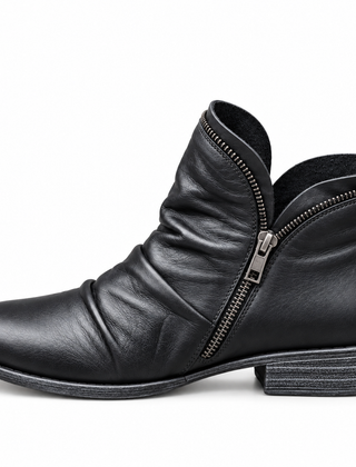 Women’s Comfortable Low Boots - Black