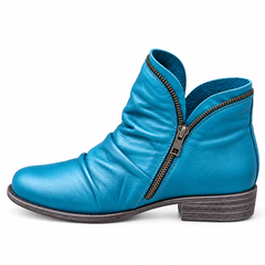 Women’s Comfortable Low Boots - Blue