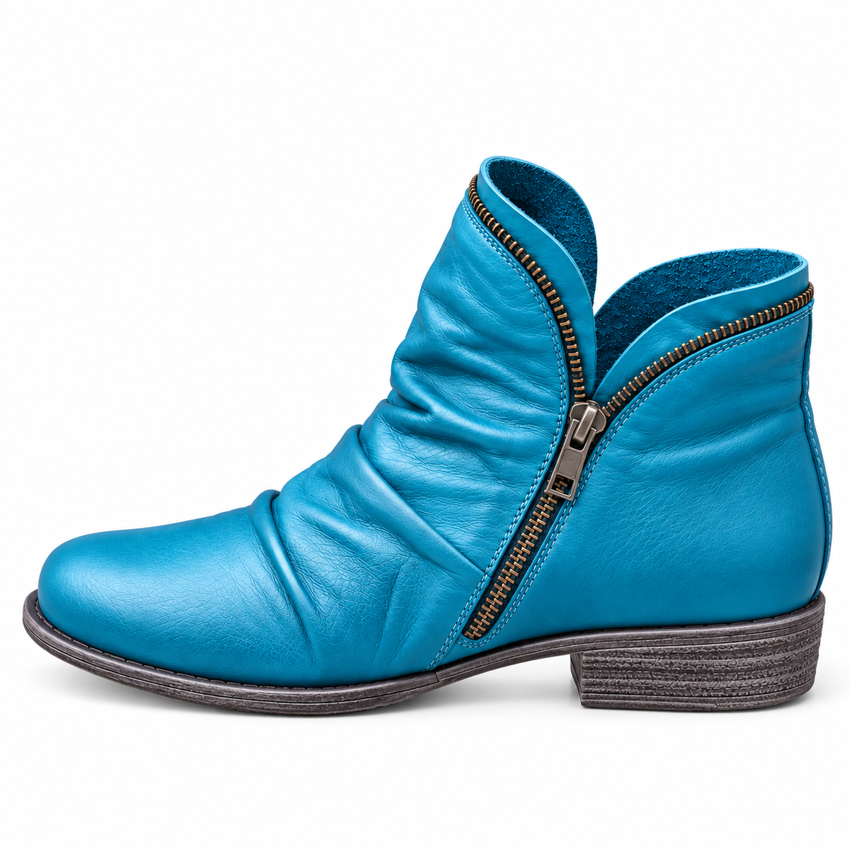 Women’s Comfortable Low Boots - Blue