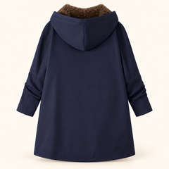 Evelyn | Cozy Lined Hooded Coat