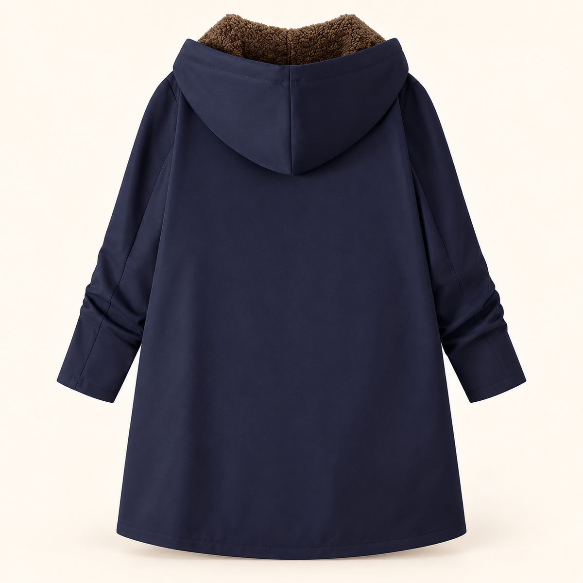 Evelyn | Cozy Lined Hooded Coat