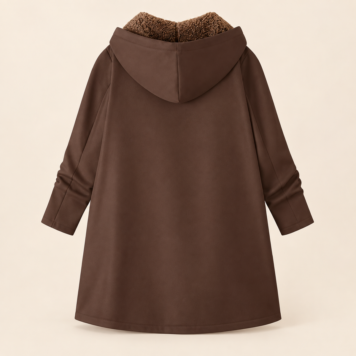 Evelyn | Cozy Lined Hooded Coat