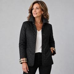 Lucinda | Lightweight Quilted Jacket - Black