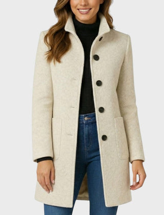 Clara – Elegant and Comfortable Coat - Beige