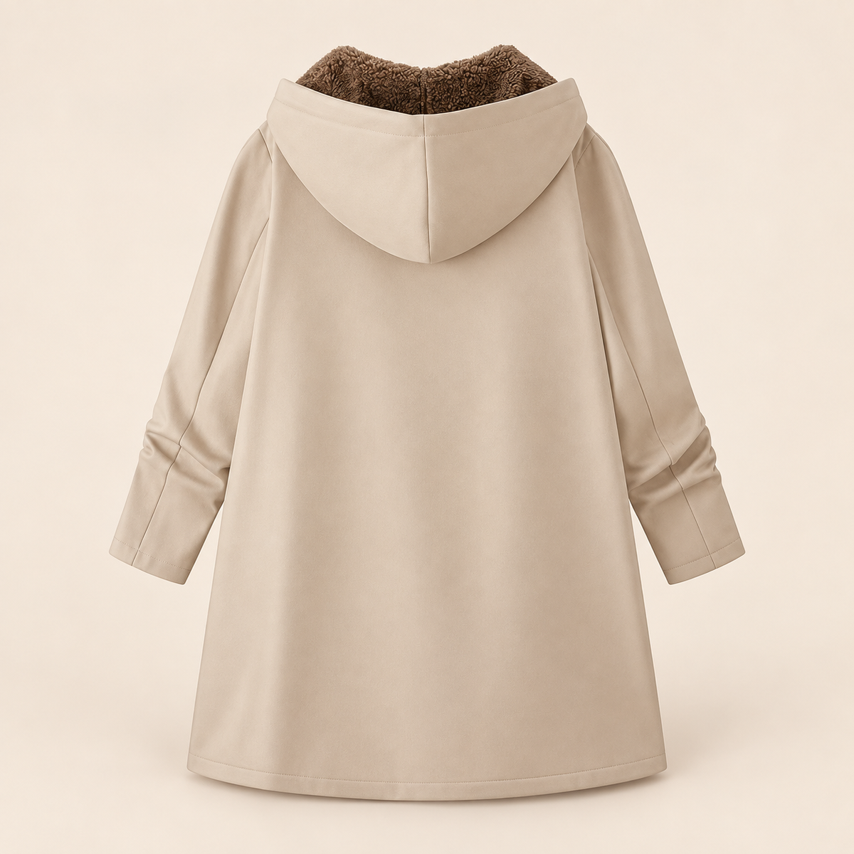 Evelyn | Cozy Lined Hooded Coat