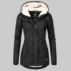 Mia | Thermal Winter Coat - Black