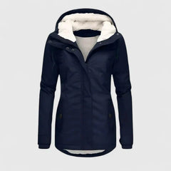 Mia | Thermal Winter Coat - Navy
