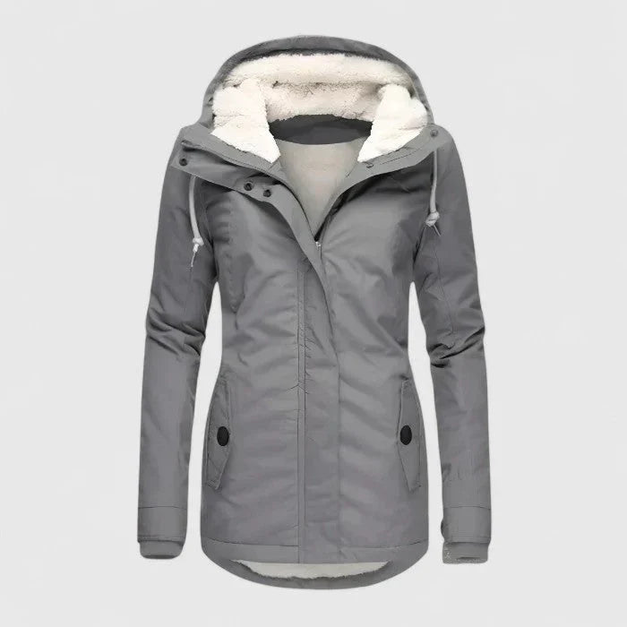 Mia | Thermal Winter Coat - Grey