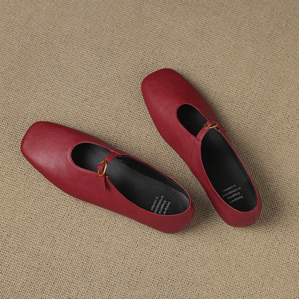 Elspeth | High-Vamp Flat