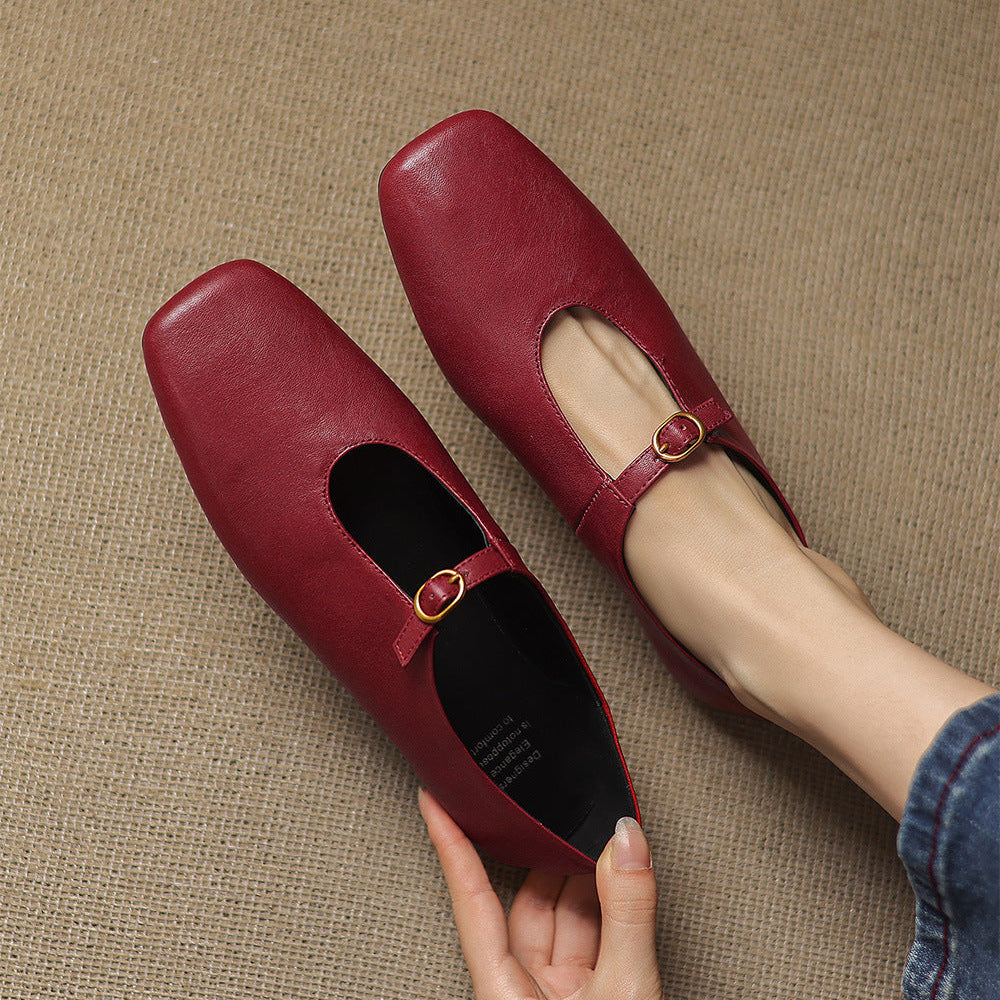 Elspeth | High-Vamp Flat