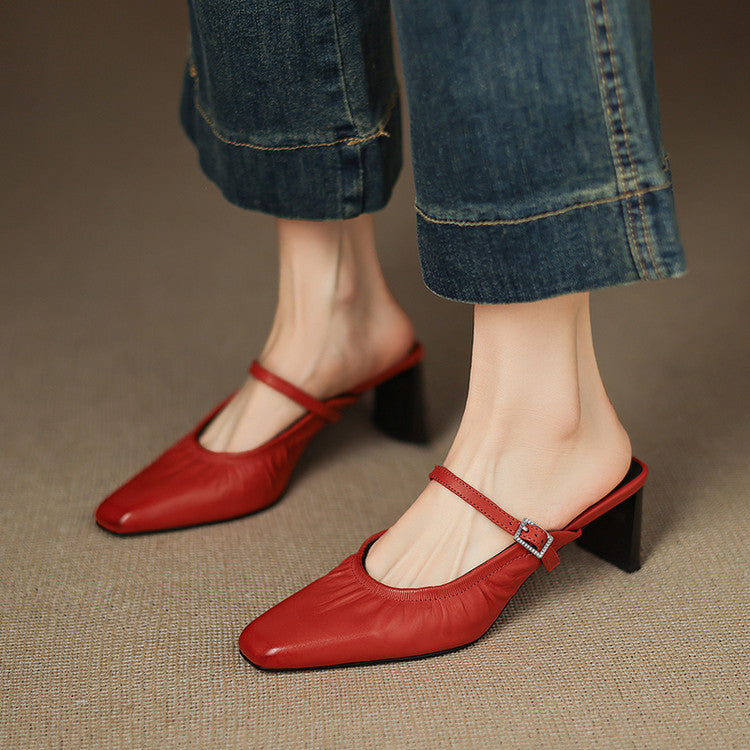 Vanya | Ruched Mule