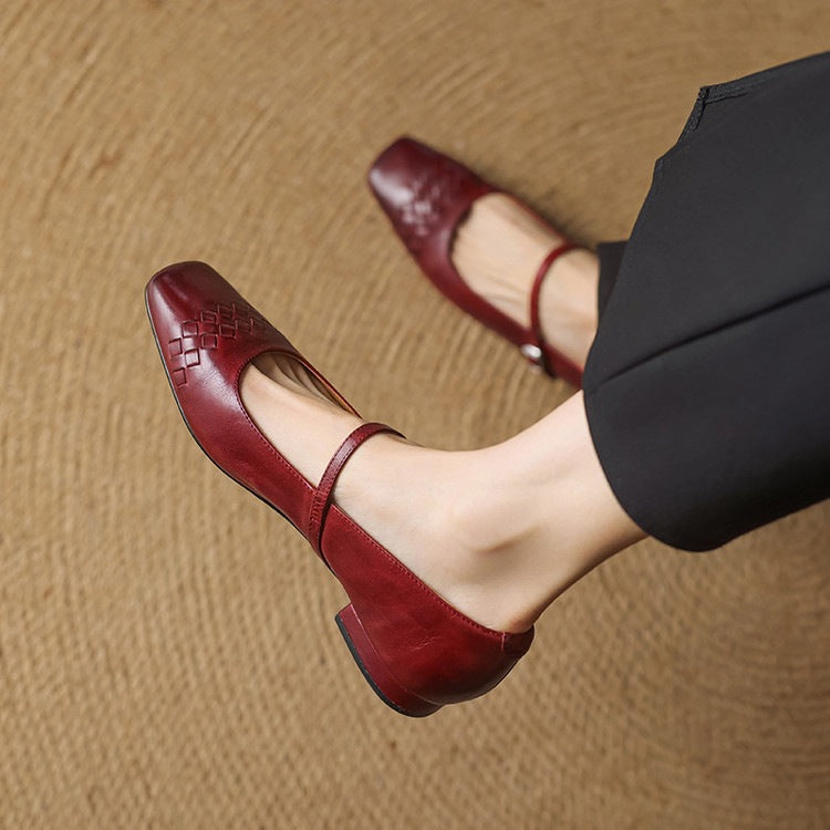 Verity | Square-Toe Flat