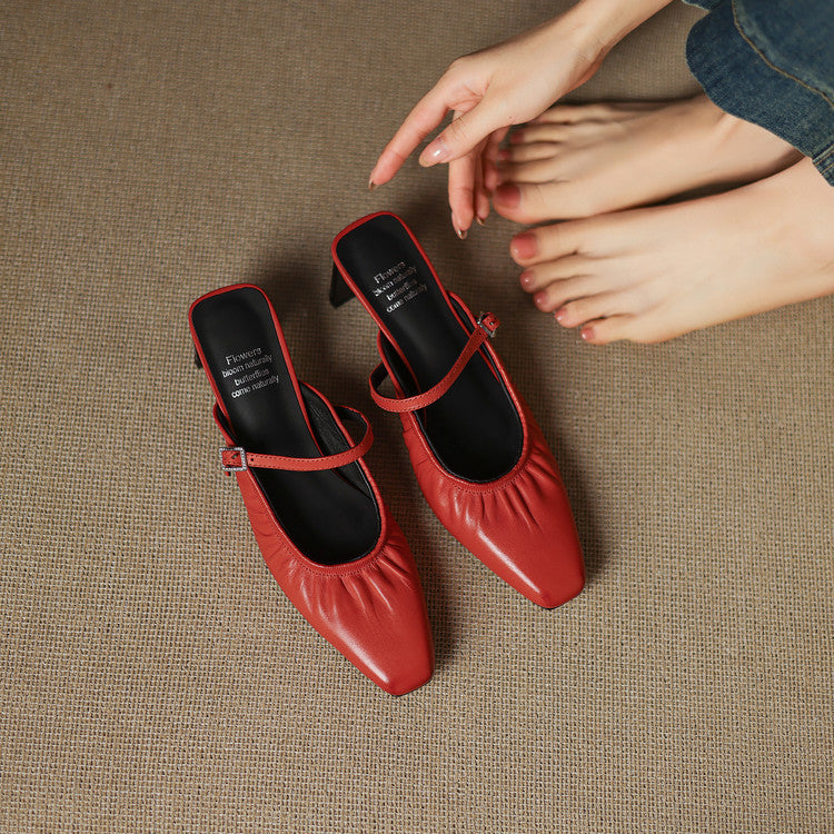 Vanya | Ruched Mule
