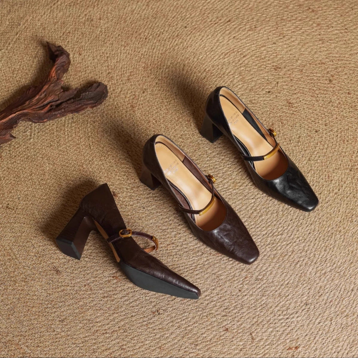 Maela | Genuine Leather Heels