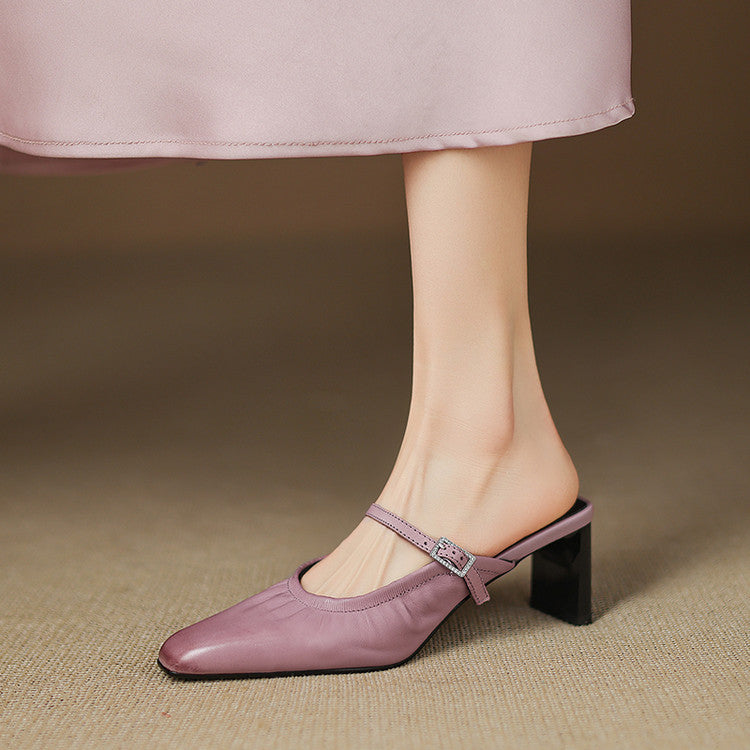 Vanya | Ruched Mule