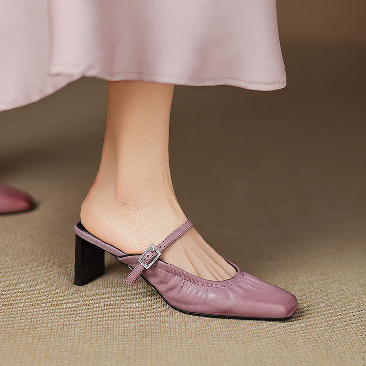 Vanya | Ruched Mule