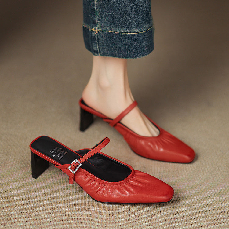 Vanya | Ruched Mule