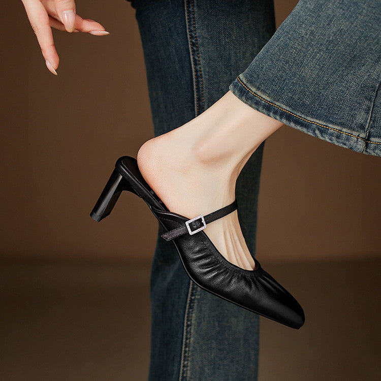 Vanya | Ruched Mule