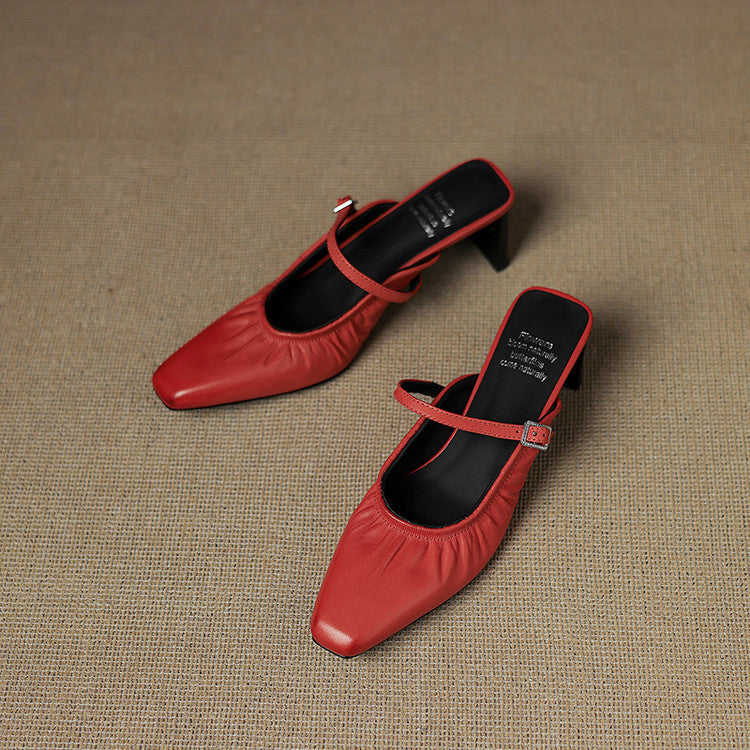 Vanya | Ruched Mule