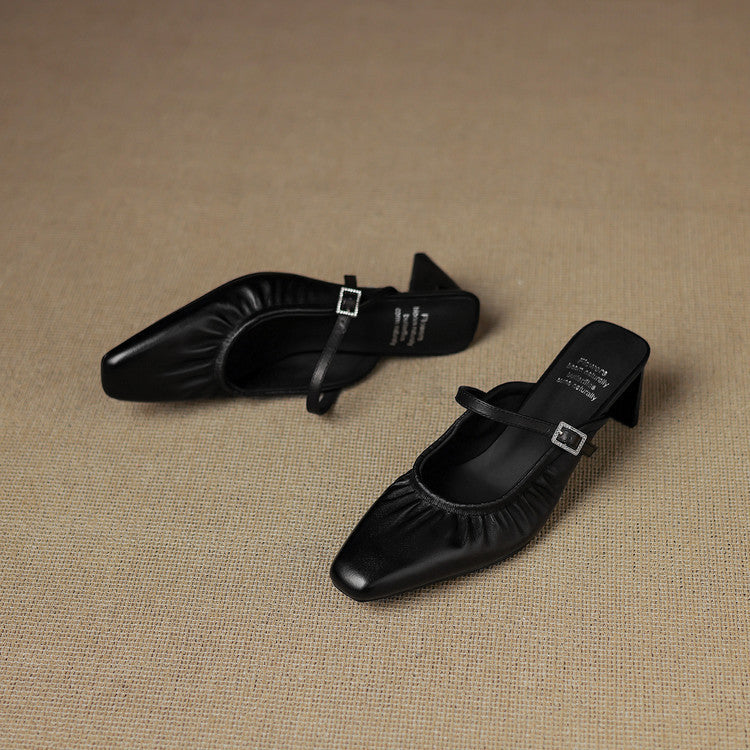 Vanya | Ruched Mule
