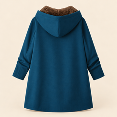 Evelyn | Cozy Lined Hooded Coat