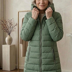 Anna Quilted A-Line Winter Coat