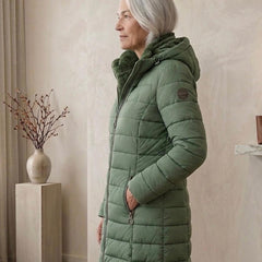 Anna Quilted A-Line Winter Coat
