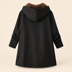 Evelyn | Cozy Lined Hooded Coat