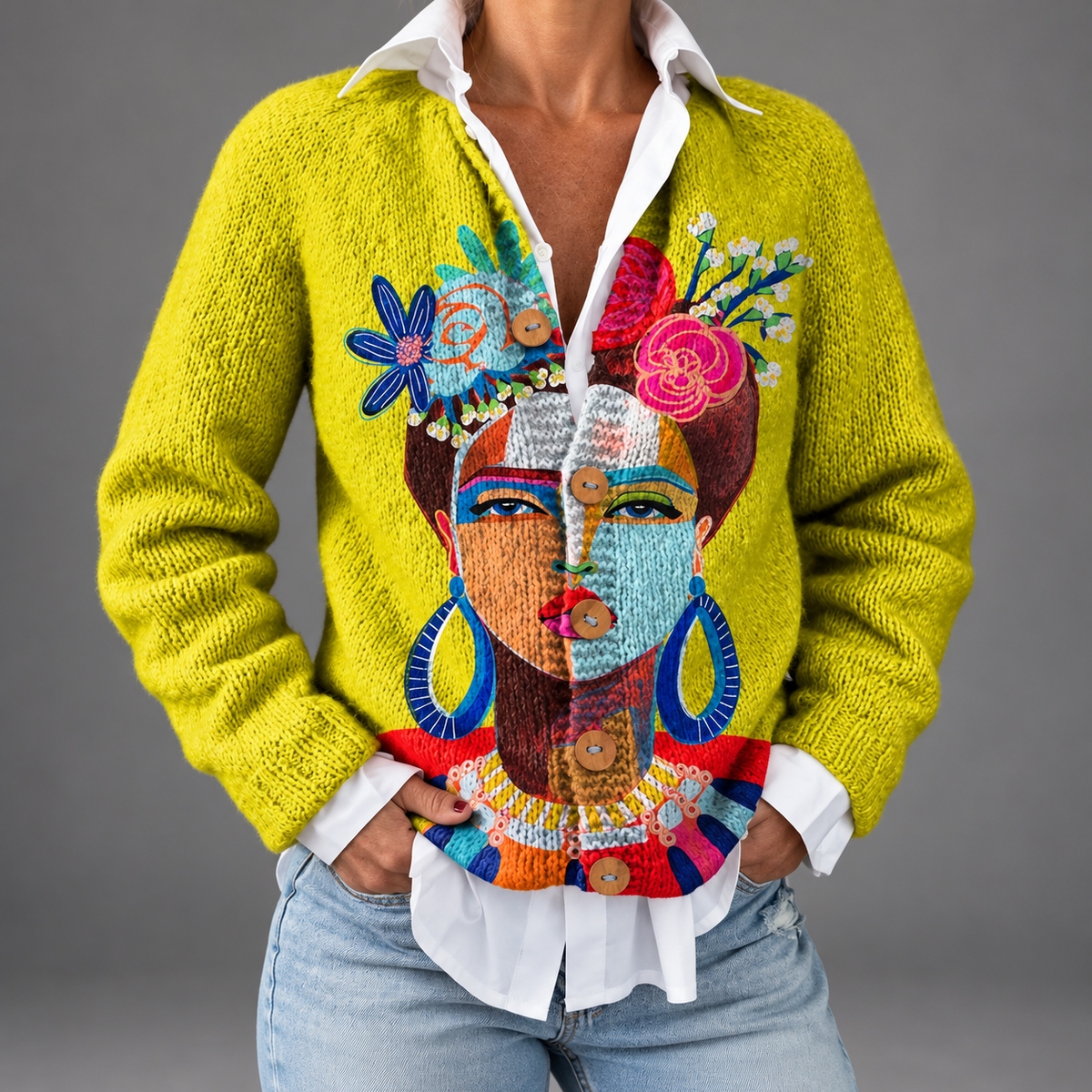 FREDA - ELEGANT COZY KNITTED CARDIGAN