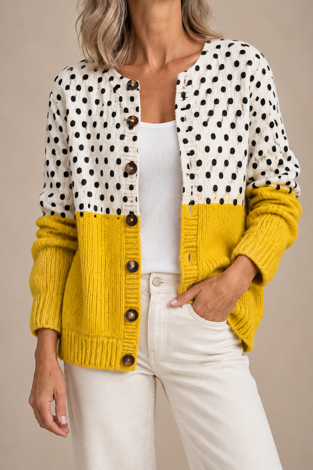 Junella™ | Vintage Knit Cardigan Sweater