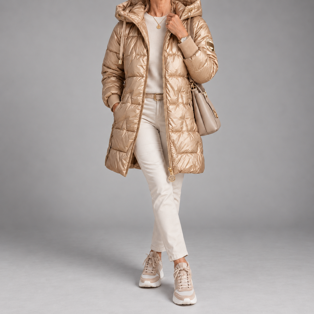 Astrid - Quilted Hooded Winter Coat