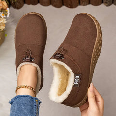 Kamira | Faux Fur Lined Slip-On Booties for Women